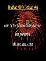 Kien thuc tuổi hồng dành cho hs khối 6