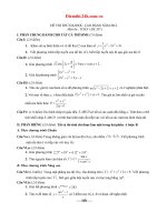 ĐỀ THI THỬ ĐẠI HỌC CAO ĐẲNG 2012 MÔN TOÁN ĐỀ SỐ 207 