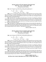 Đề &ĐA thi KSCL HSG lơp 5