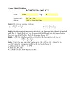 Đề tham khảo thi HKII Toán 8 (5)