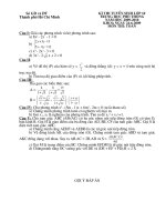 Đề thi vào 10 TPHCM năm 2009-2010