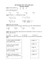 %0 cau hoi trac nghiem tat ca các môn học  cho HS lớp 5