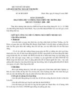 Báo cáo sơ kết HKI CTĐ