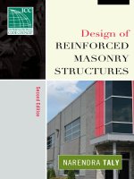 DESIGN OF REINFORCED MASONRY STRUCTURES 