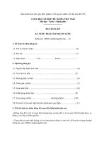  MẪU BẢN ĐĂNG KÝ XẢ NƯỚC THẢI VÀO NGUỒN NƯỚC