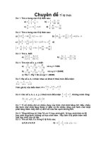 Một số bài tập về tỉ lệ thức