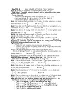 chuyên đề về phương trình bậc hai