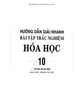 GIẢI NHANH HOA10 