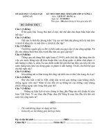 ĐỀ THI CHỌN HỌC SINH GIỎI LỚP 12 VÒNG 1 NĂM 2012 MÔN LỊCH SỬ - SỞ GIÁO DỤC VÀ ĐÀO TẠO LONG AN