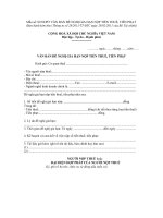 VĂN BẢN ĐỀ NGHỊ GIA HẠN NỘP TIỀN THUẾ, TIỀN PHẠT  