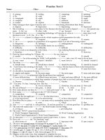 Luyen thi TN(Practice Test 5)