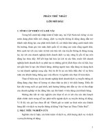 Đánh giá so sánh sự thoả mãn của khách hàng đối với dịch vụ truyền thông di động việt nam tại thừa thiên huế 