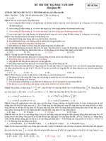 Đề Thi Thử ĐH - CĐ Số 06 (Đ.án)