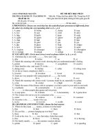 tde thi tieng anh he trung hoc