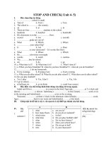 Stop and check(unit4 - 5)