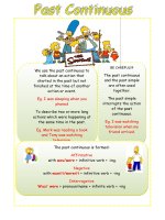 past continuous or past simple