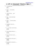 L &R in Consonant Clusters Quiz.doc