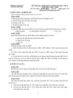 Đề thi HSG Sinh Học 9 Yên Mỹ _ 07-08