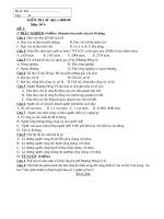 Đề tham khảo KT 45 phut