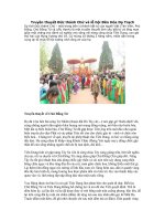 Truyền thuyết Đức thánh Chử và lễ hội Đền Hóa Dạ Trạch