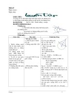 Giáo án  HH 9 (3 cột T 27)