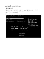 Hướng dẫn tạo và bung ghost 