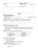 đề thi học kì II tin 7