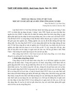 THUẾ GIÁ TRỊ GIA TĂNG Ở VIỆT NAM  MỘT SỐ VẤN ĐỀ LIÊN QUAN ĐẾN TÍNH CÔNG BẰNG XÃ HỘI 