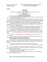 Dự thảo QC chi tiêu nội bộ