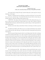 TẢN mạn về cà PHÊ 