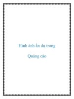 Hình ảnh ẩn dụ trong quảng cáo 