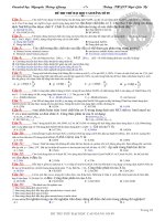 ĐỀ THI THỬ TUYỂN SINH ĐẠI HỌC, CAO ĐẲNG NĂM 2009 Môn thi : HOÁ 2