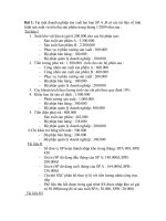 Bài tập thực hành nguyên lý kế tóan 1 