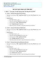 BÀI tập THỰC HÀNH lập TRÌNH MFC 