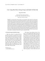 Các vùng khai thác chung trong Luật Quốc tế hiện đại