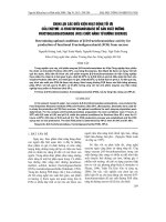 CHọN LựA CáC ĐIềU KIệN HOạT ĐộNG TốI ƯU CủA ENZYME -D-FRUCTOFURANOSIDASE Để SảN XUấT ĐƯờNG FRUCTOOLIGOSACCHARIDE (FOS) CHứC NĂNG Từ ĐƯờNG SUCROSE