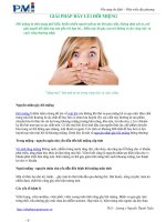 GIẢI PHÁP ĐẨY LÙI HÔI MIỆNG