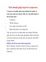 Thủ thuật giúp loại bỏ crapware  p1 