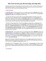 Ôn TN12-Một số bài toán liên quan đến hoạt động XNK