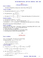 ĐỀ 3 ÔN KIỂM TRA HK2 - 11NC - 2009