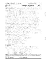 Đề KT 1 tiết và HK II