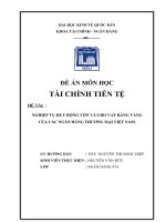 NGHIỆP VỤ HUY ĐỘNG VỐN VÀ CHO VAY BẰNG VÀNG CỦA CÁC NGÂN HÀNG THƯƠNG MẠI VIỆT NAM.