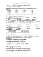 Đề thi vào 10 - 1 ( hay)