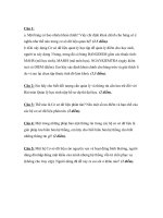 Đề thi tin học 12 - Học kì 2