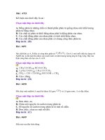 Bộ đề trắc nghiệm-Đáp án số 104 môn Hóa