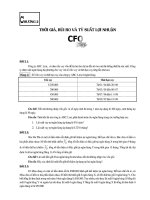 Bài tập tài chính doanh nghiệp 1 