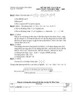 đề thi thử vào lớp 10 có đáp án