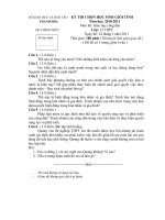 Đề thi chọn học sinh giỏi lớp 12 cấp tỉnh năm học 2010-2011 môn giáo dục công dân