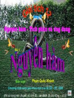 GT 12 - Chương III : Bài 1 : Nguyên hàm