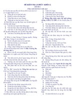 Đề kiểm tra 15 phút số 4, 12 NC